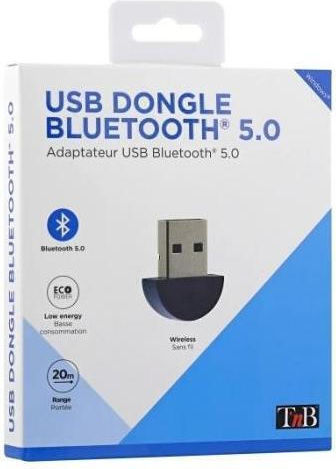T'nB Bluetooth-Adapter USB-C Bluetooth 5.0 "adabt5" Grüne Siegel 0,18 Lei