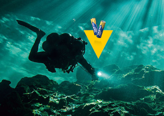 Varta Ll Power Aa Алкални Батерии Lr06 Led Фенер Опаковка 4бр