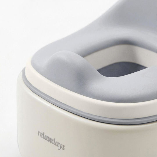 Relaxdays Klassisches Töpfchen mit Deckel Blau