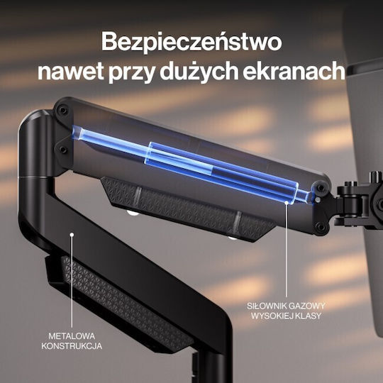 Endorfy Atlas GS Pro Suport Birou Monitor până la 49" cu Braț