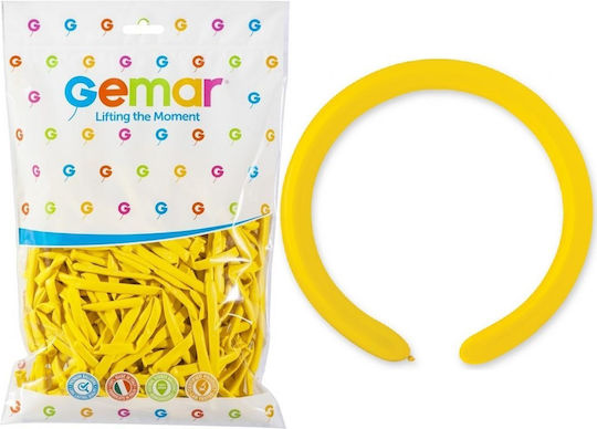 260q Lange Gelbe Modellierballons, Packung mit 100 Stück