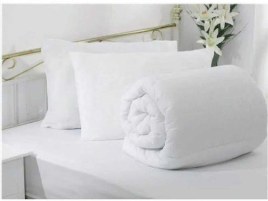 SteweHome Hotel Quilt White Single 195x215cm 100% Cotton