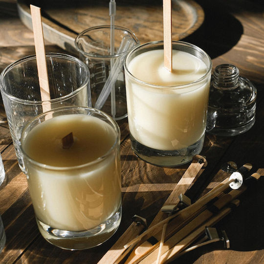 Дървени Фитили За Свещи 120x12x1 Мм 20 Бройки