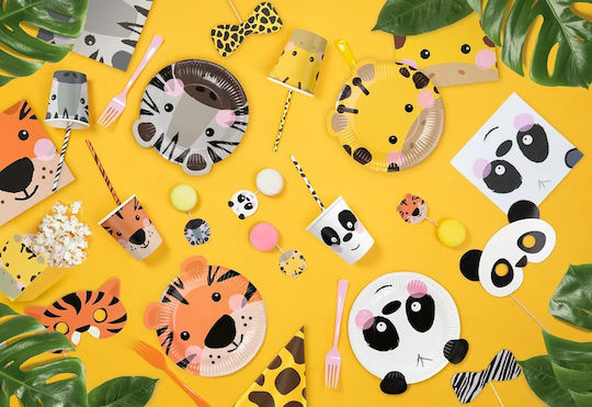 Safari Animal Napkins 33x33cm 20pcs