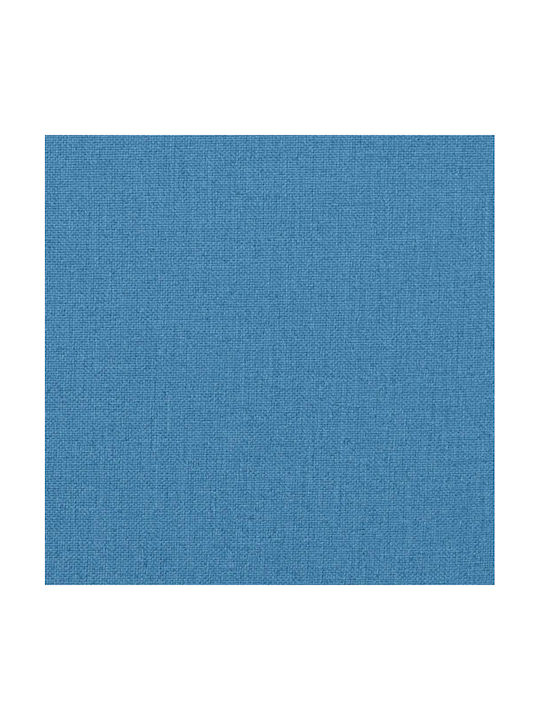 vidaXL Bench Cushion for Pallet with Backrest Melange Blue 2 Pieces