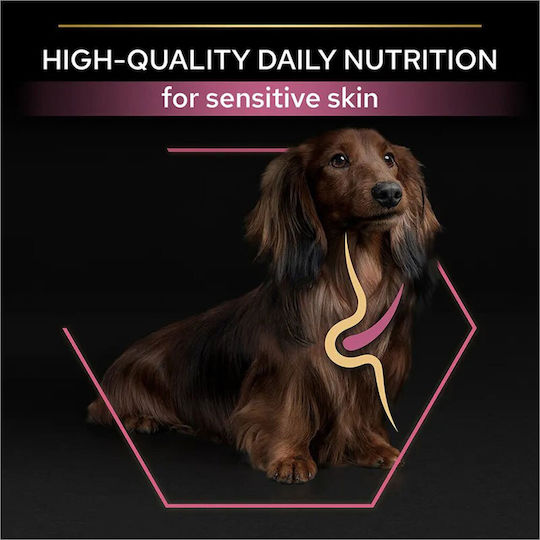 Pro Plan Sensitive Skin 3kg Hrană Uscată pentru Câini Adulţi de Rase Mici cu Somon