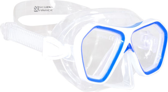 Scuba Force Μάσκα Θαλάσσης Σιλικόνης Παιδική Μπλε