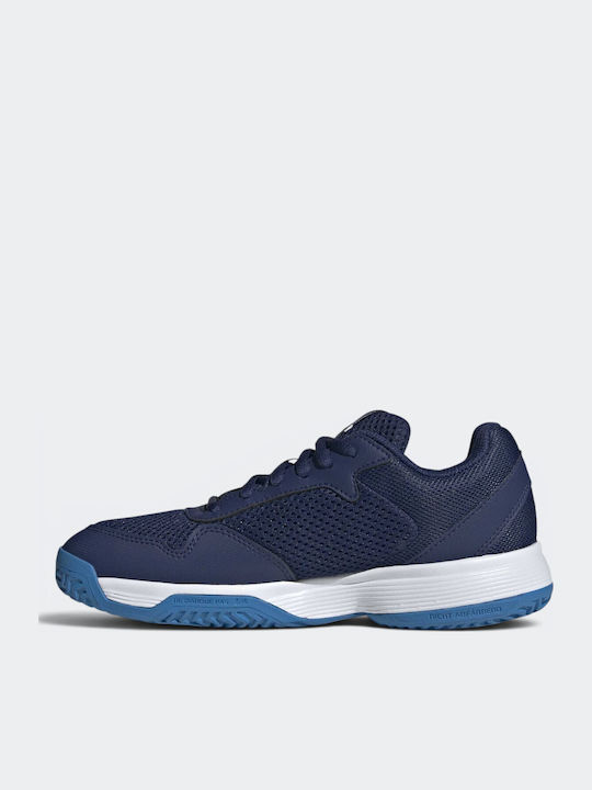 Courtflash Kids Sports Tennis Shoes with Laces Blue