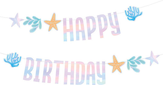 Ocean Banner Happy Birthday 240cm