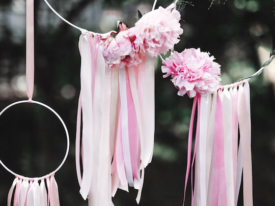 PartyDeco Bandă Satin Neagră
