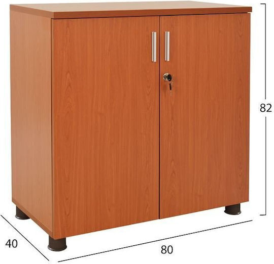 Ντουλάπι Γραφείου Ξύλινο με Κλειδαριά 80x40x82cm