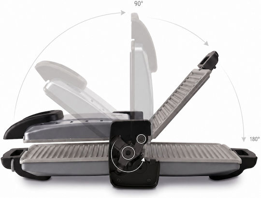 Izzy Green Toast XL Sandwich Maker Grill with Removable Plates 2100W Gray