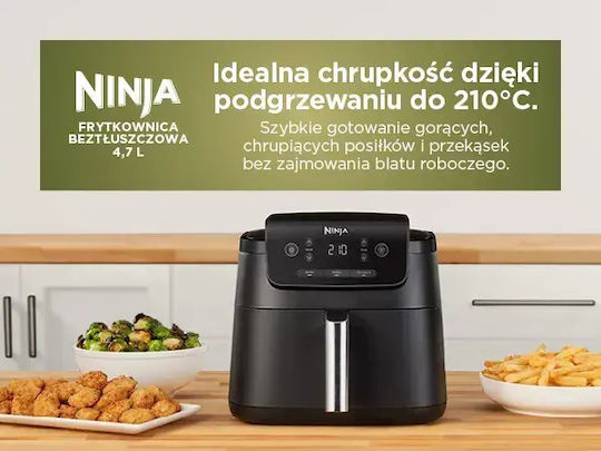 Ninja Foodi Friteuză cu aer cu Wi-Fi 4.7lt Negru