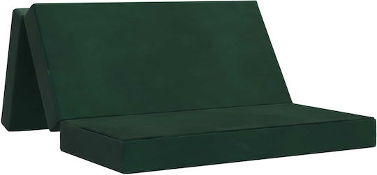 Multifunctional Bean Bag Bed Dark Green 140x67x45cm