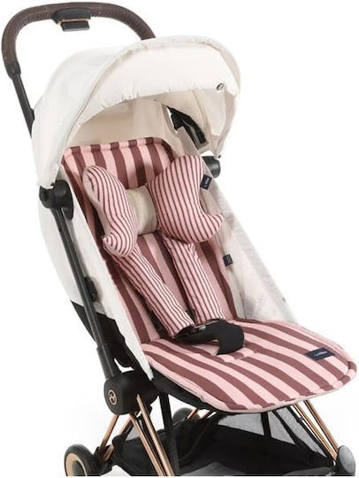La Millou Car Seat Belt Pad Pink Jersey Seat