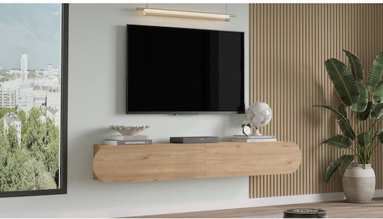 Έπιπλο Τηλεόρασης Μπεζ Μ180xΠ31xΥ30cm