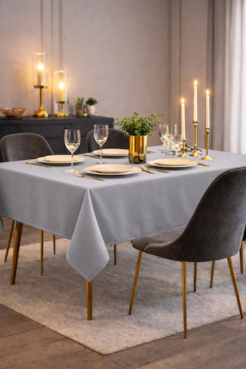 Now Art Gray Tablecloth 140x180cm