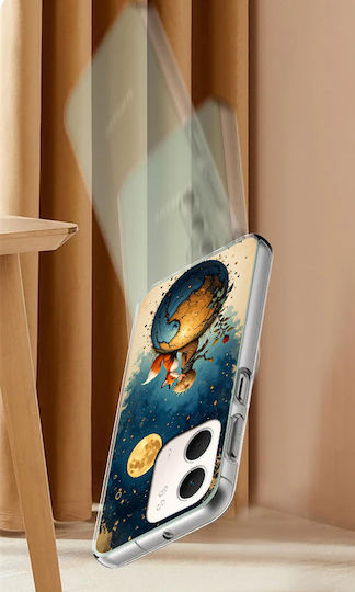 Oppo A5x Fonneo Foto Rückseitenhülle Fox + 9h Glas