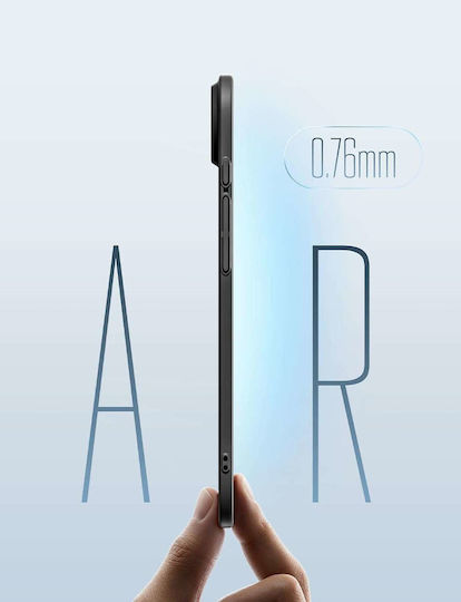 Husă Tip Back Cover iPhone 17 Air Compatibil Cu Magsafe Silicon Mat Negru