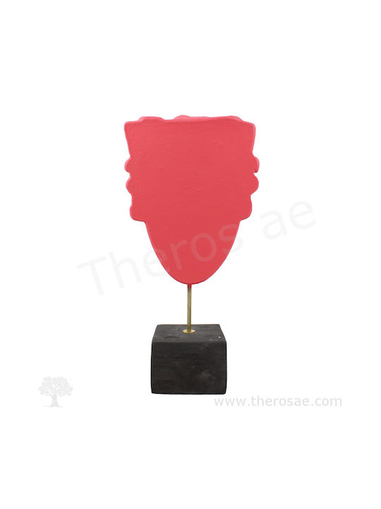 Theaterschmuck Keramik 26,4cm Fuchsien