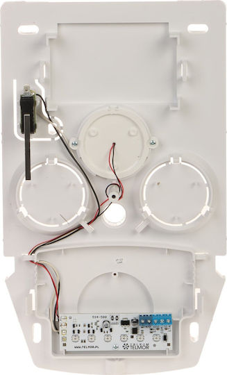 Alarm Siren Battery External Area 105dB with Red Light 4x31cm