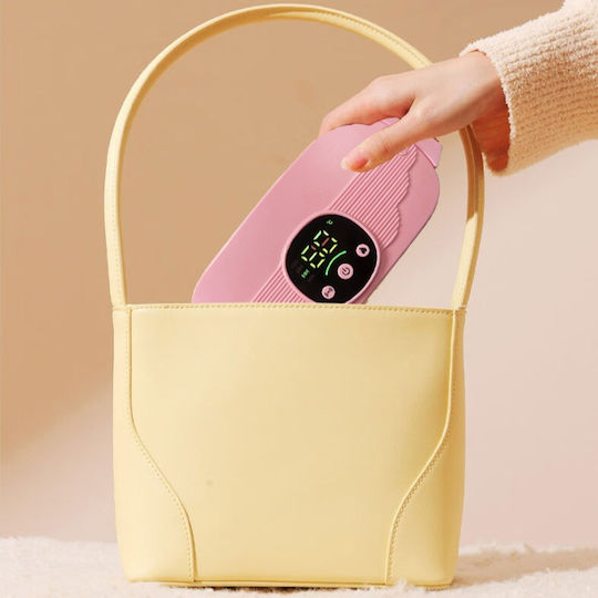 Kimriber Massagegürtel für Taille und Körper mit Vibration und Heizfunktion Rosa