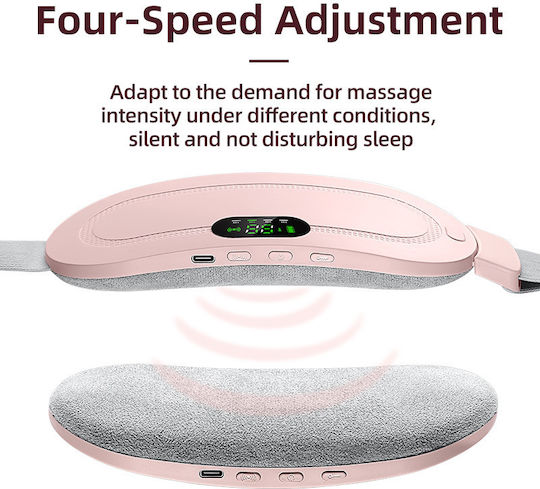 Kimriber Massage Belt for Waist with Heating Function Pink