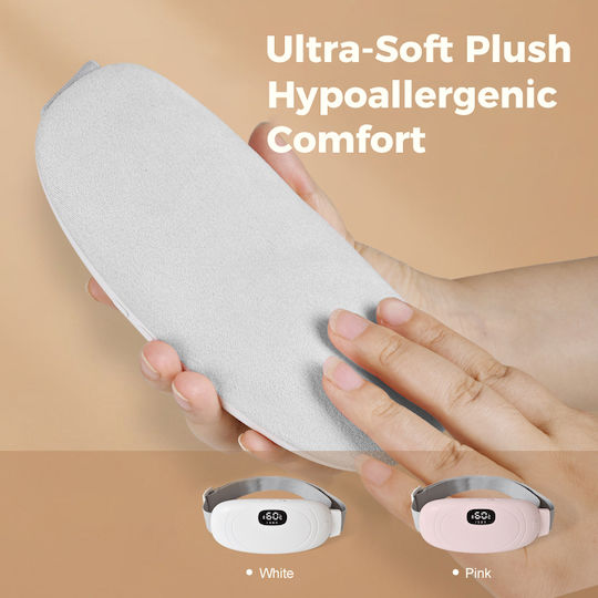 Kimriber Massagegürtel Für Taille Und Körper Mit Vibration Und Heizfunktion Weiß