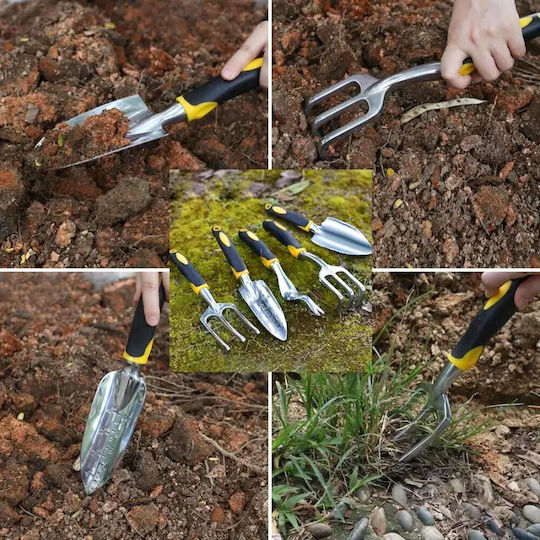 Gogarden Father's Day Garden Tool Set Shovel Rake Claws