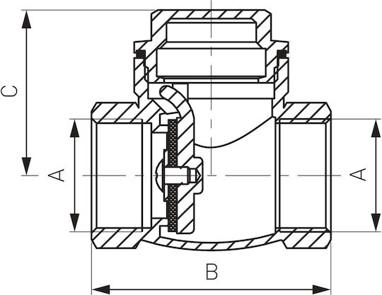 Check Valve Flap Pn16 1 1-4"