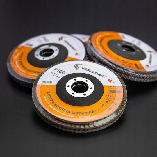 Leaf Disc Lamella 125mm 2pcs Mixed Grit Vergionic