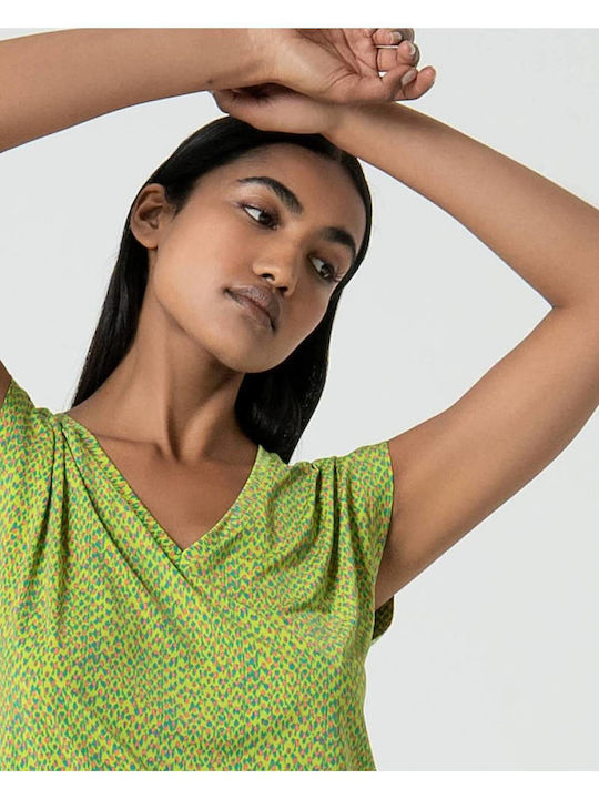 Tricou Damă Verde Acid
