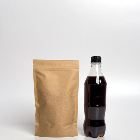 Doypack Eco Paper Bag Without Window 130x70x225 Mm 500 Ml 25 Pieces