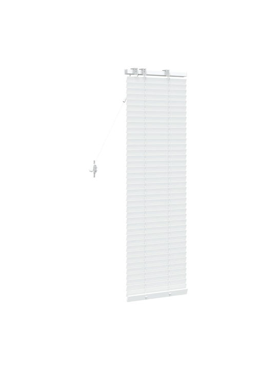 vidaXL Wooden Blind in White Colour W50xH130cm