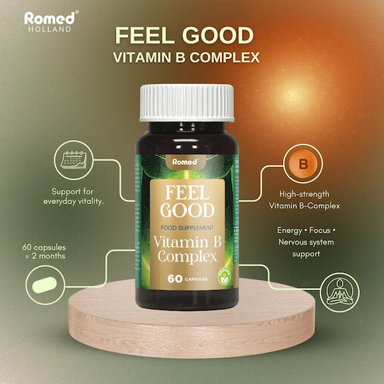 Romed Feel Good Βιταμίνη για Ενέργεια, τα Μαλλιά & τo Δέρμα 150mg 60 κάψουλες