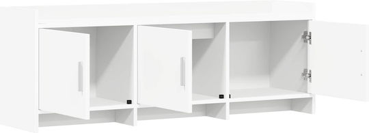 TV Stand White 130x33x47 cm