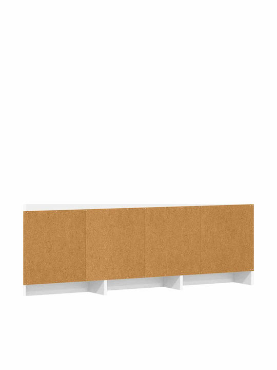 Етажерка за Телевизор Бяла 130x33x47см