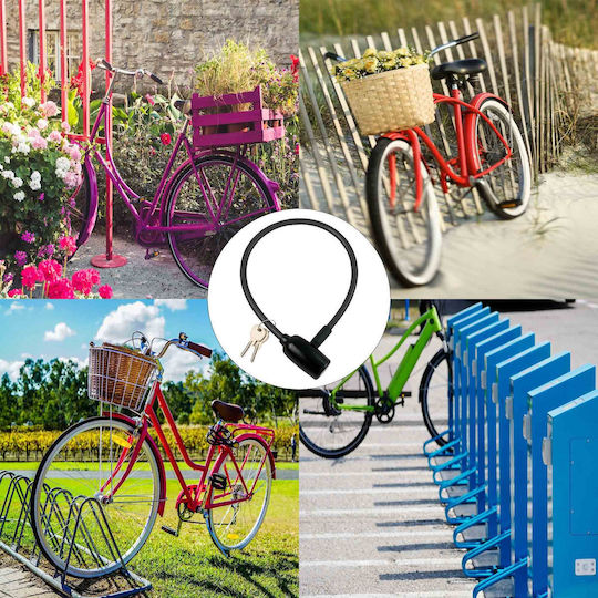 Bicycle Lock Security Cable Bike Lock Key