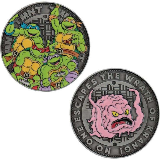 FaNaTtik Teenage Mutant Ninja Turtles Collectible Coin Krang Figure