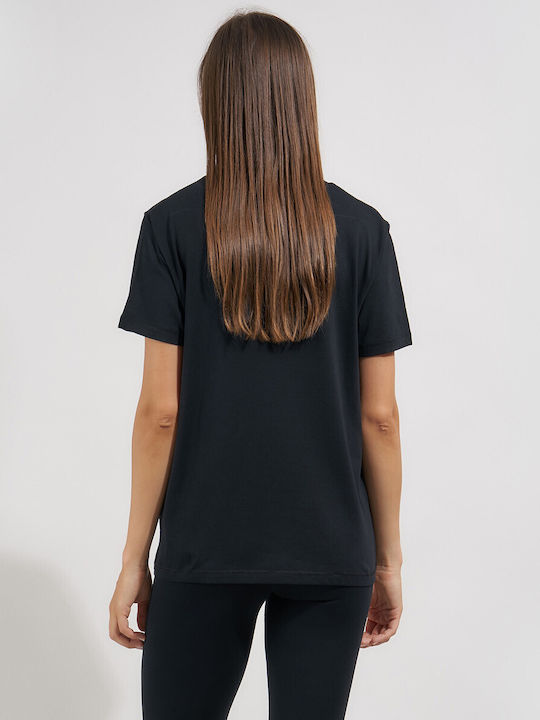 Damen T-shirt Schwarz