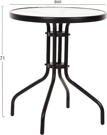 Garten- und Outdoor-Möbelsets Typsatz Speisesaal 3 Stück Schwarz Garten- und Outdoor-Möbelsets Typsatz Speisesaal 3 Stück Schwarz