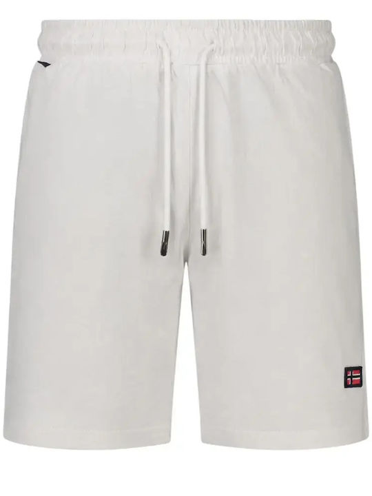 Women's Leather Shorts White