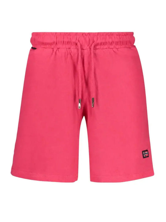 Women's Leather Shorts Coral