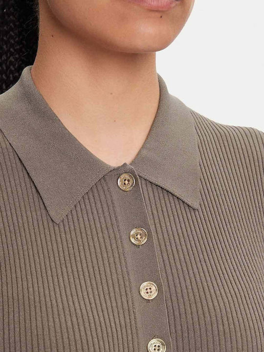 Midi Рокля Chestnut