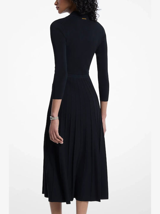 Michael Kors Midi Dress Black