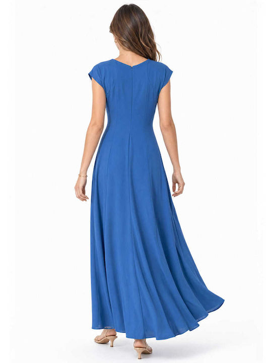 Rochii De Vară Pentru Femei Maxi Rochie Albastru Deschis D26123-Albastru Deschis