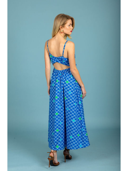 Summer Maxi Dress Blue