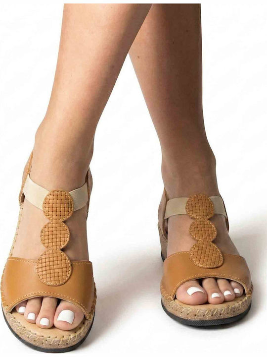 Leather Women's Anatomic Sandals Tabac Brown
