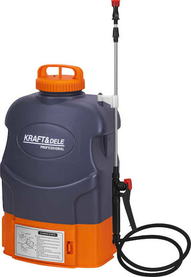 Kraft & Dele Pulverizator cu Presiune 12V cu Baterie 8Ah cu Capacitate 20l 4.5bar în Culoare Gri