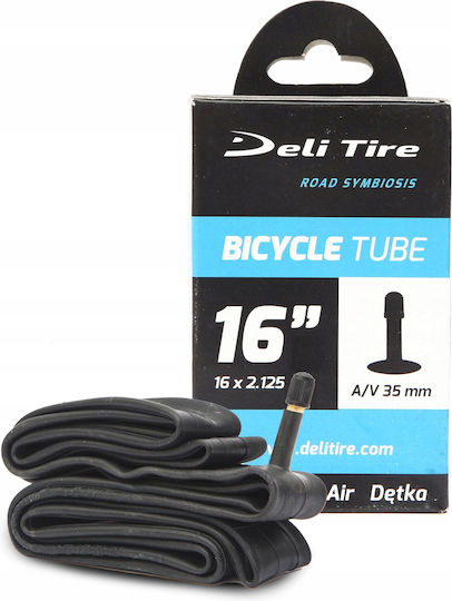 Cameră De Aer Pentru Anvelope De Bicicletă 16x2.125 Av Box Deli
